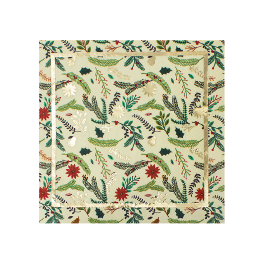Holiday Elegance Beverage Napkins (20 pk)