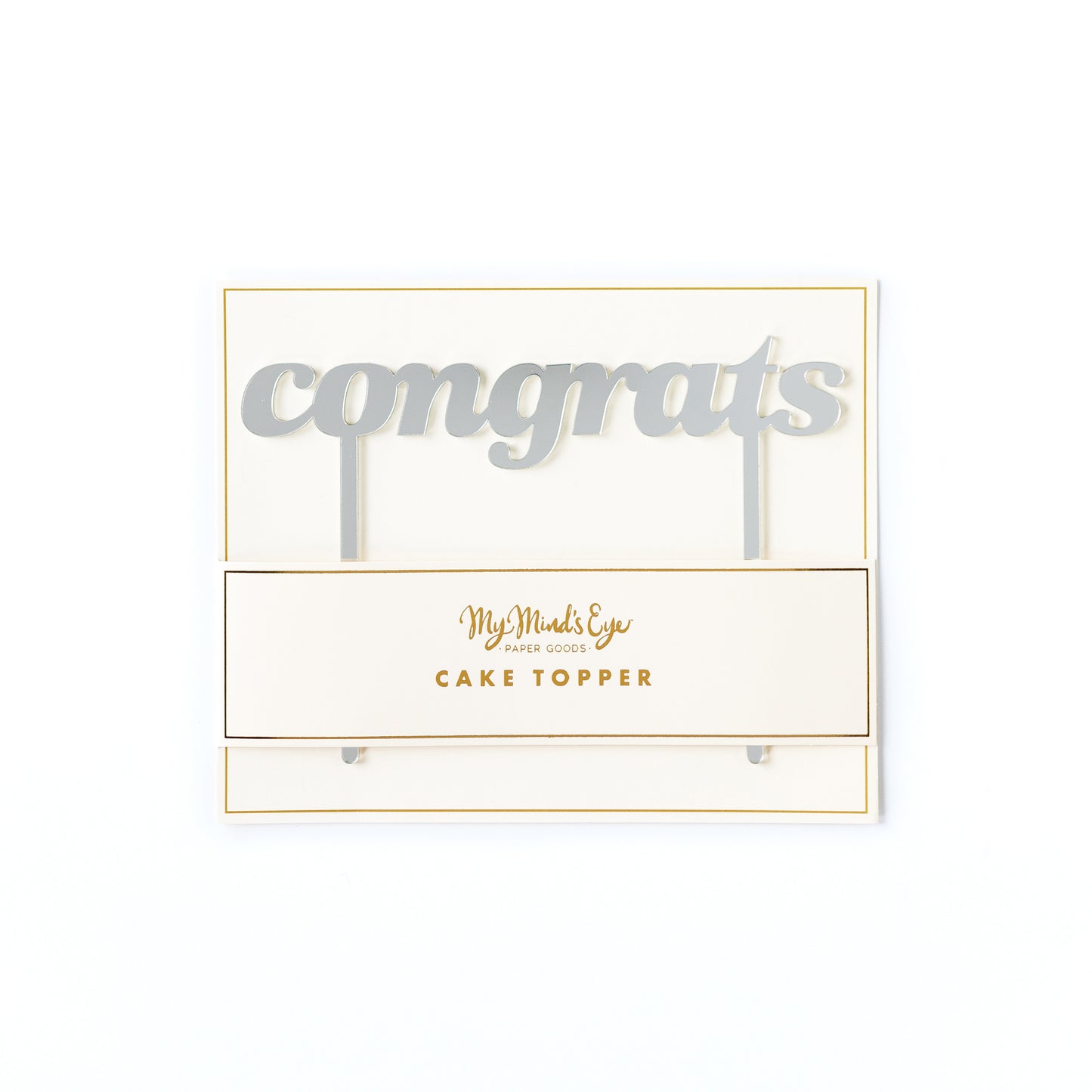 Congrats Cake Topper