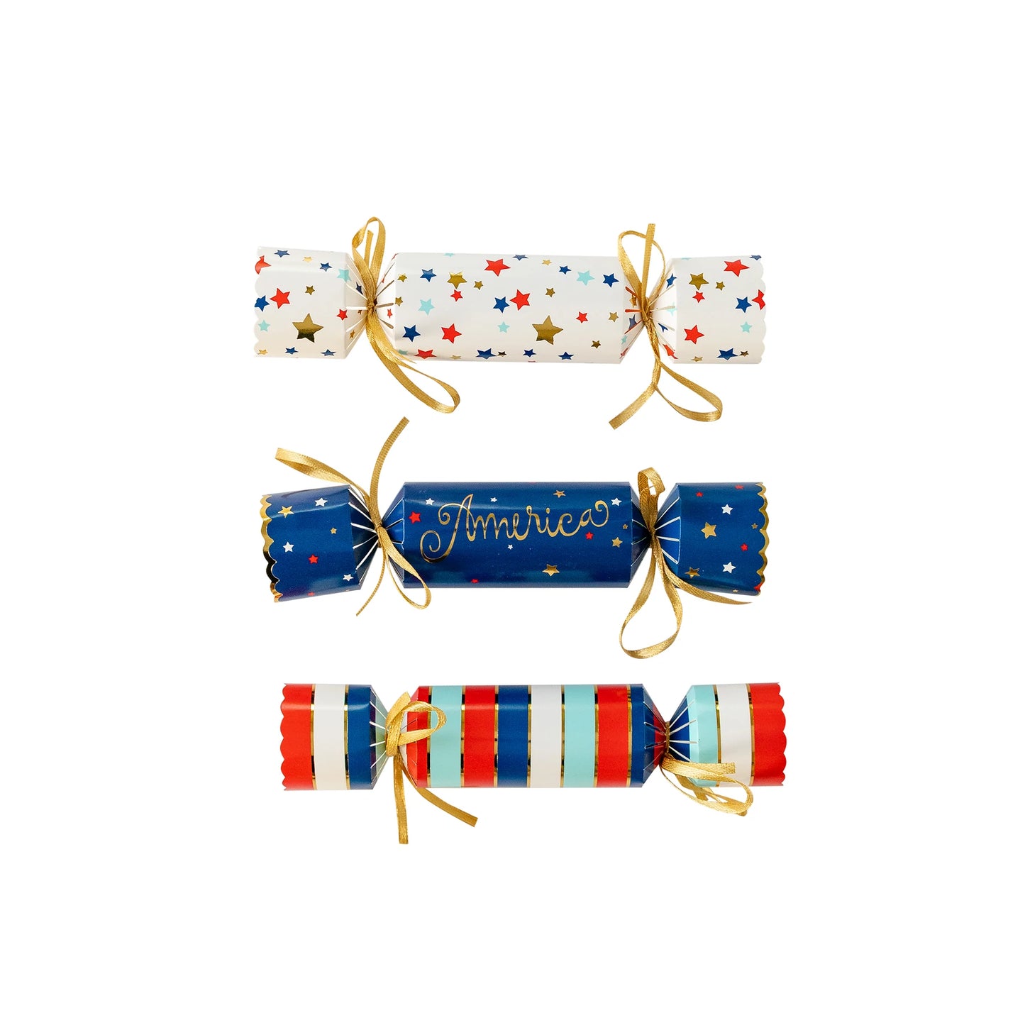Americana Stars & Stripes Crackers (Set of 12)