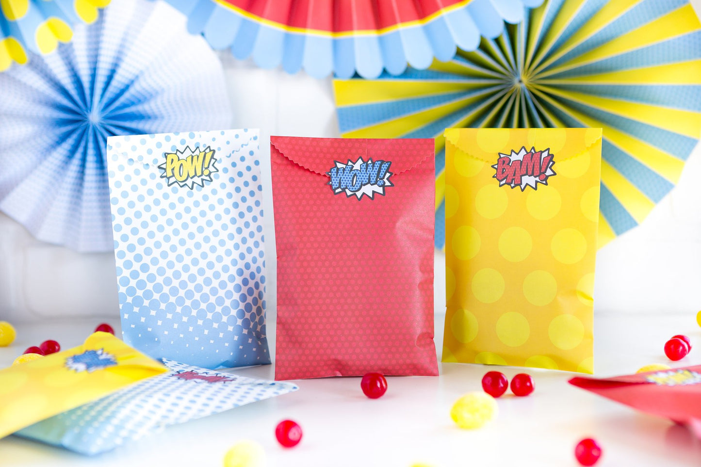 Comic Pop Treat Bags (24 pk)