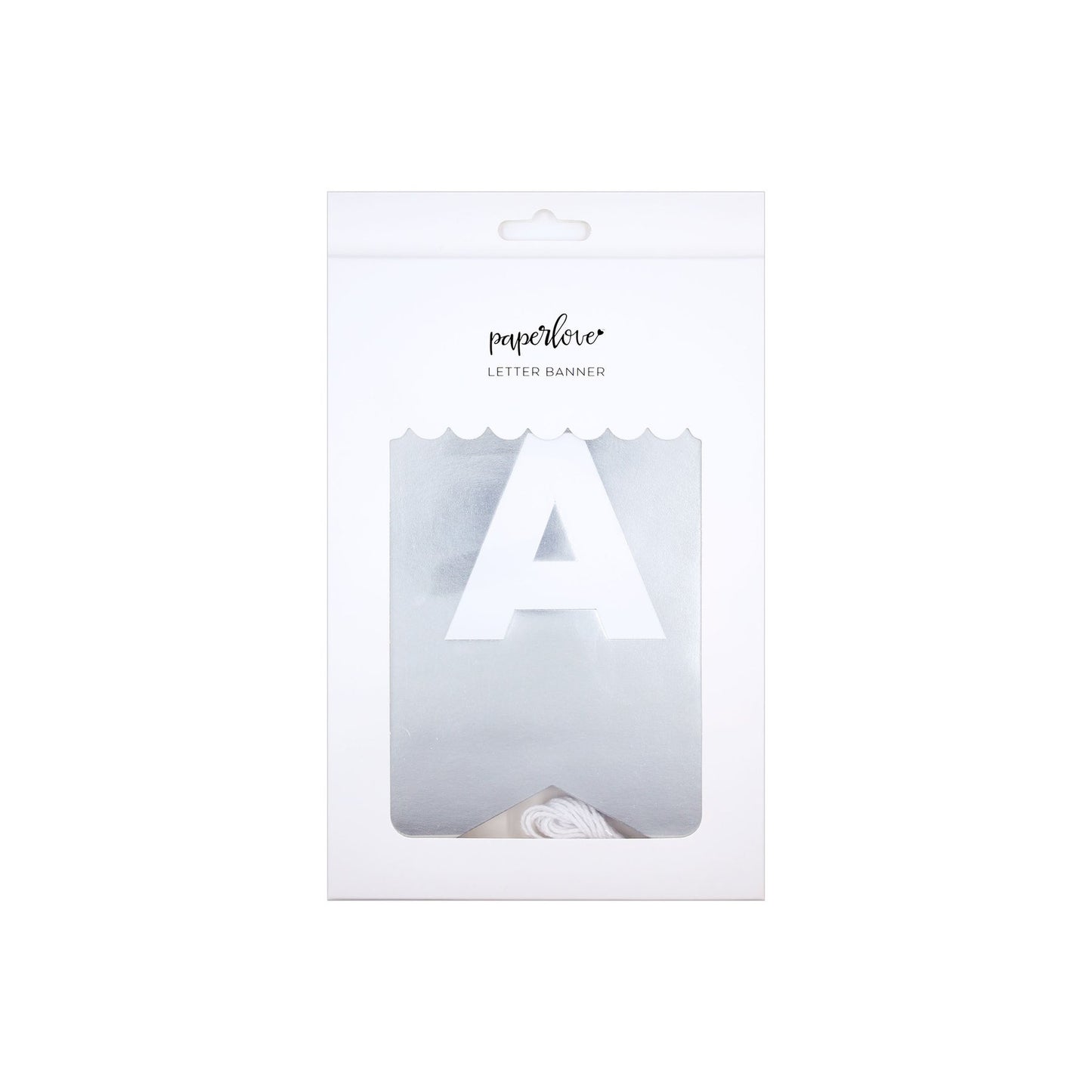 Paper Love Chrome "Create Your Own" Letter Banner