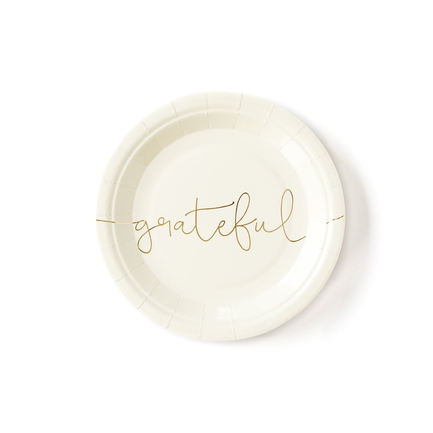 Thankful/Grateful Plate Set (8 ct)