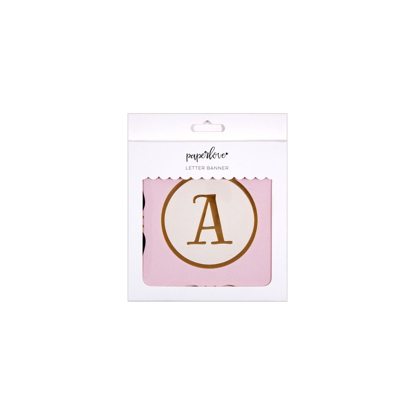 Paper Love Pink "Create Your Own" Letter Banner