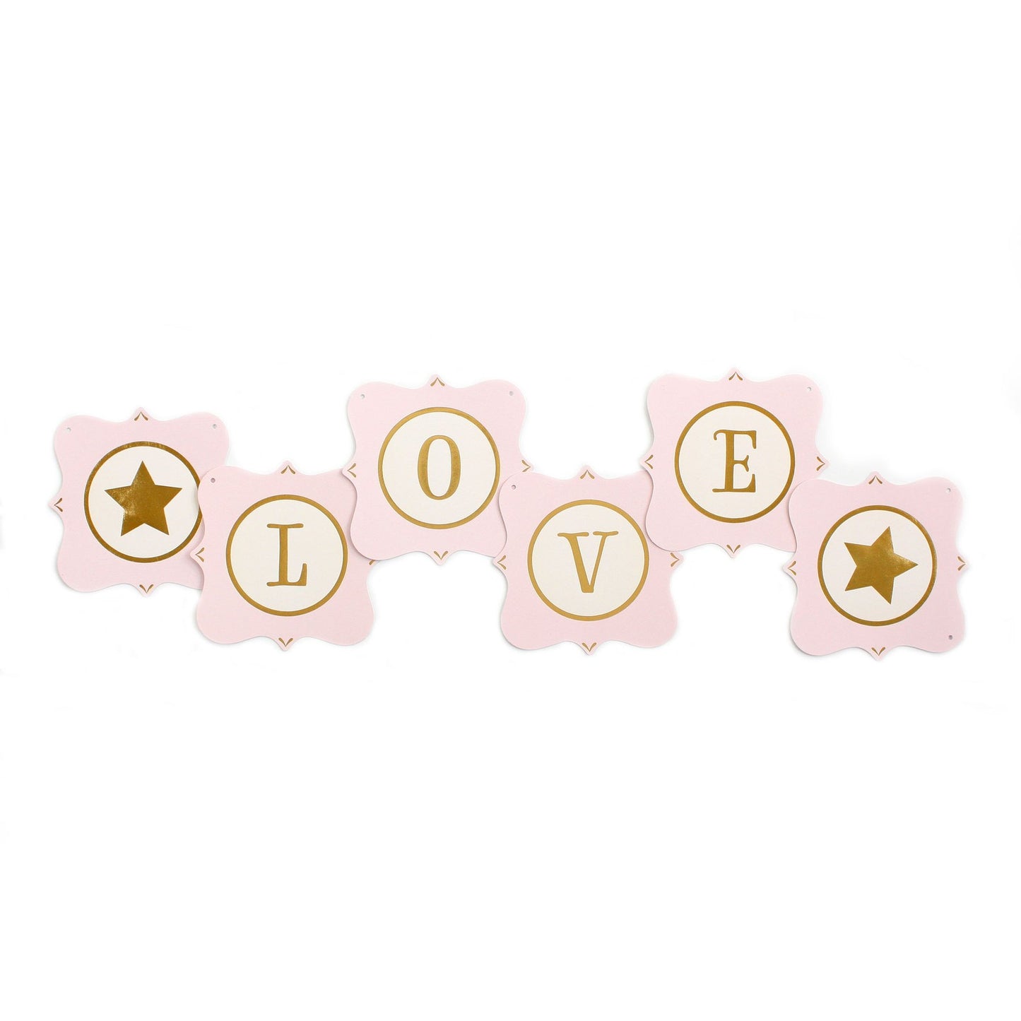 Paper Love Pink "Create Your Own" Letter Banner