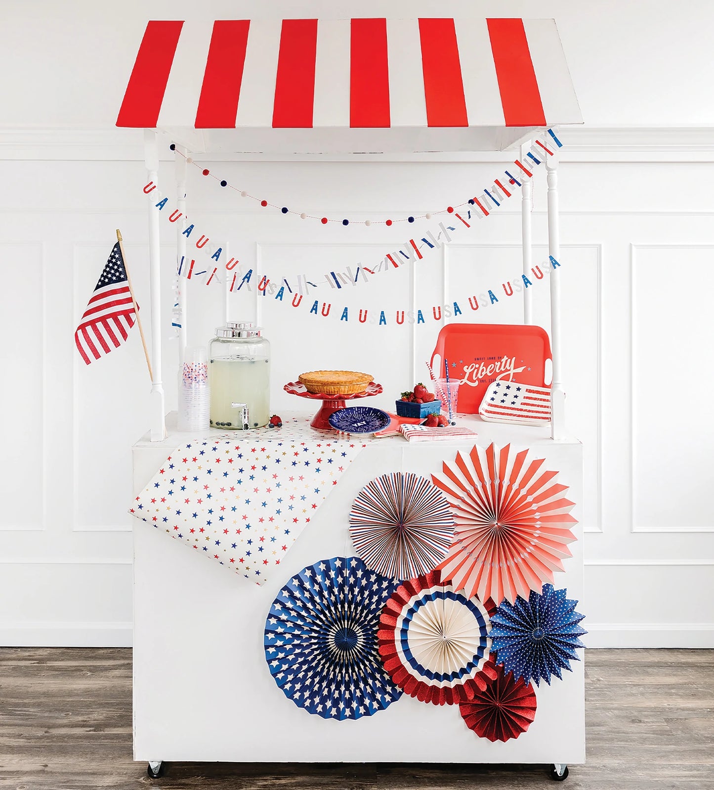 Multi Stars Paper Table Runner (1 Count)