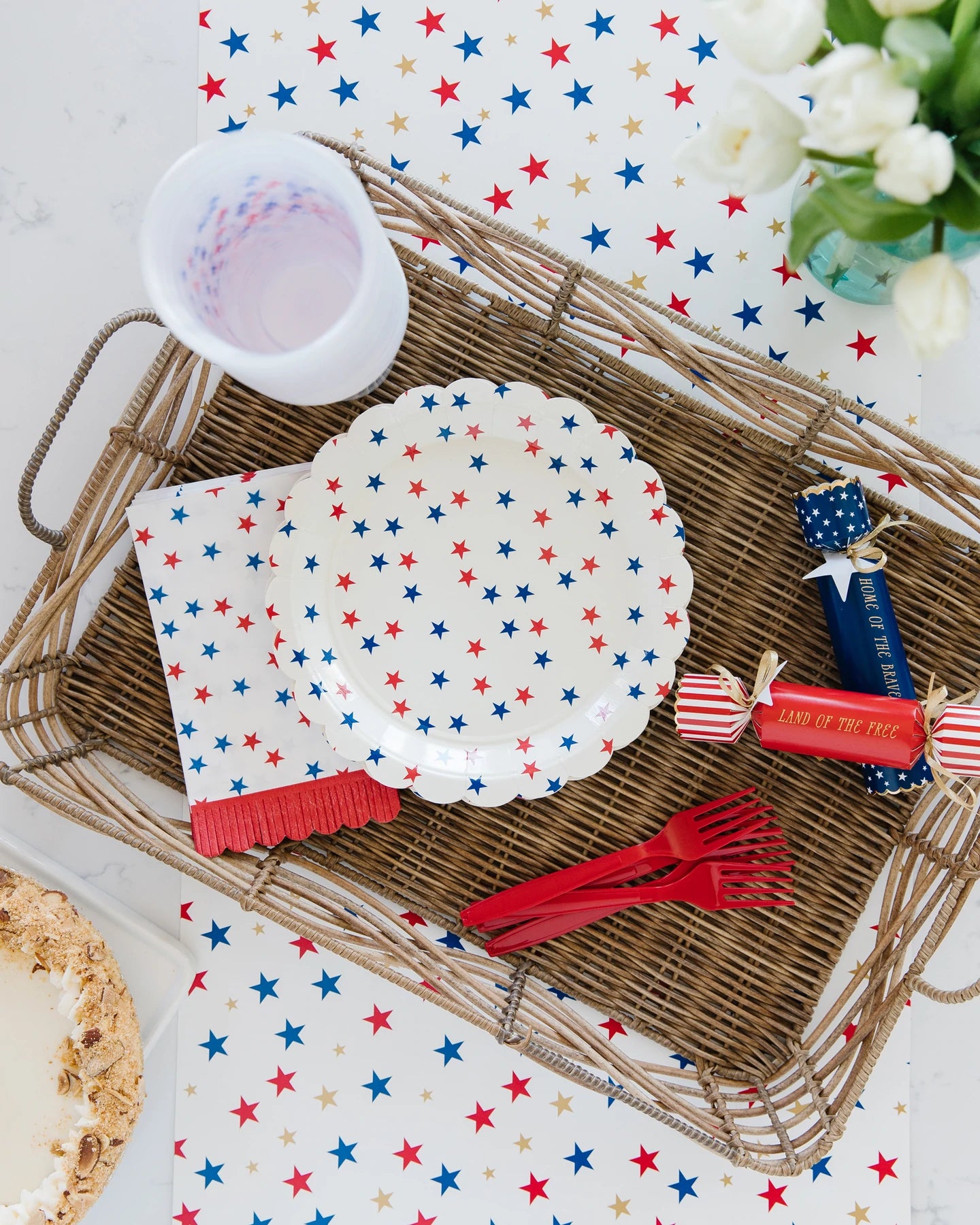 Multi Stars Paper Table Runner (1 Count)