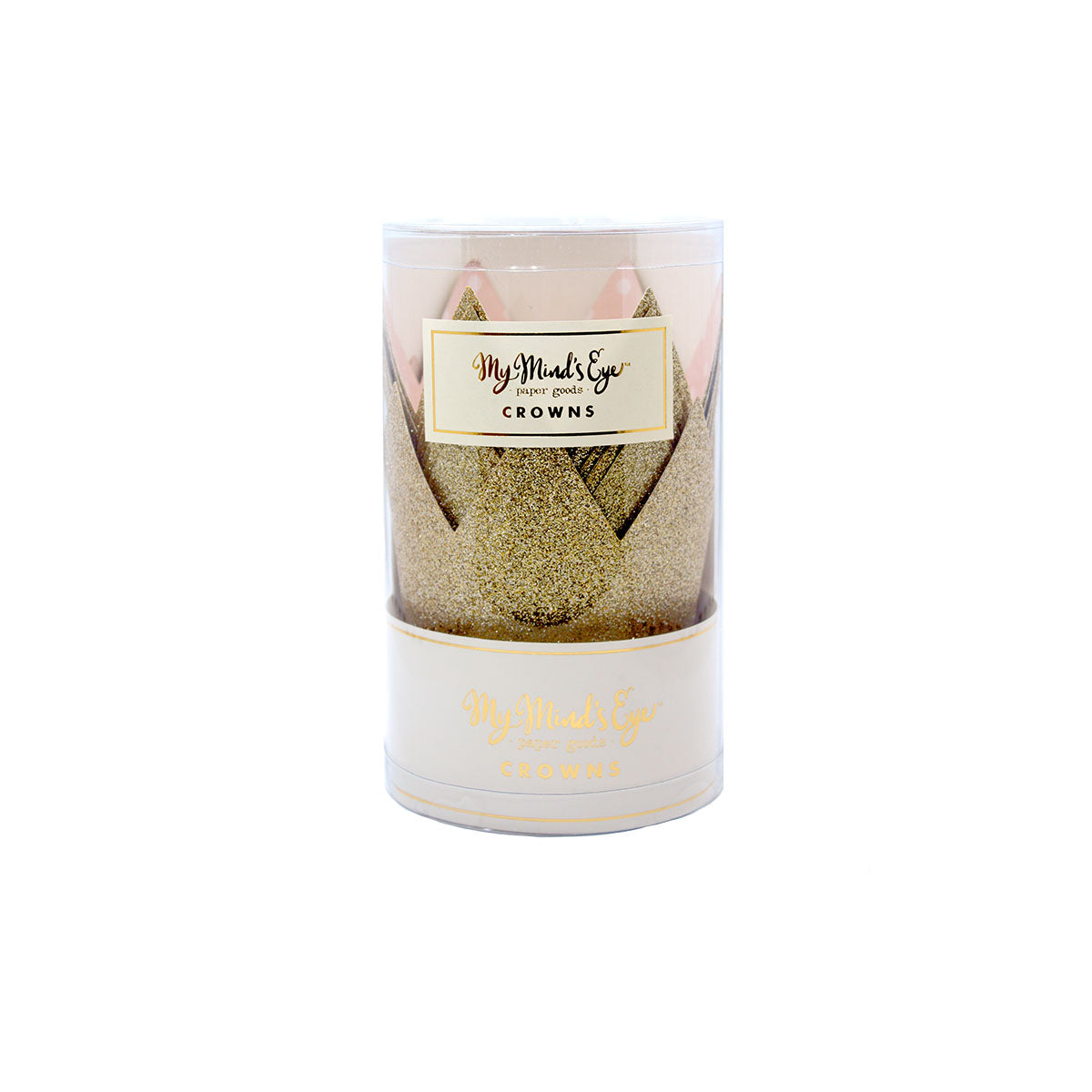 Gold Crown Party Hats (8 pk)