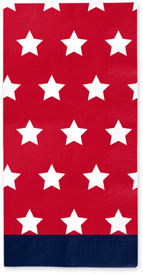 Red Patriotic Guest Towels (16 pk)