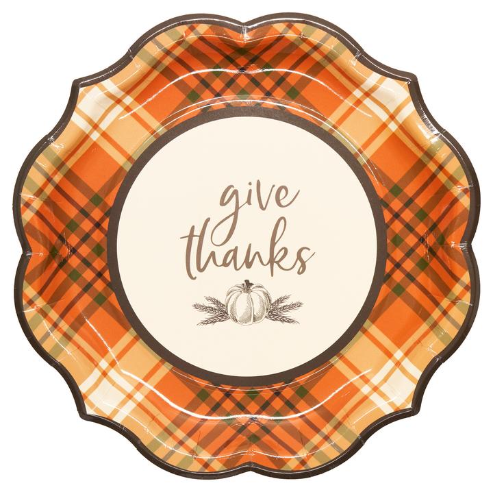 Rustic Harvest Large Plate (8 pk)