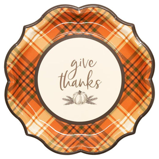 Rustic Harvest Large Plate (8 pk)