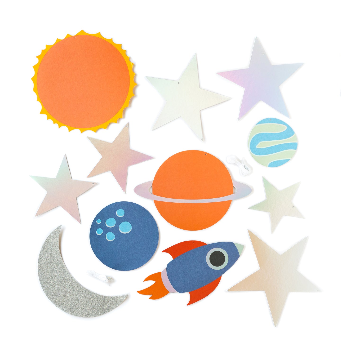 Space Rocket Hanging Decor (12 pk)