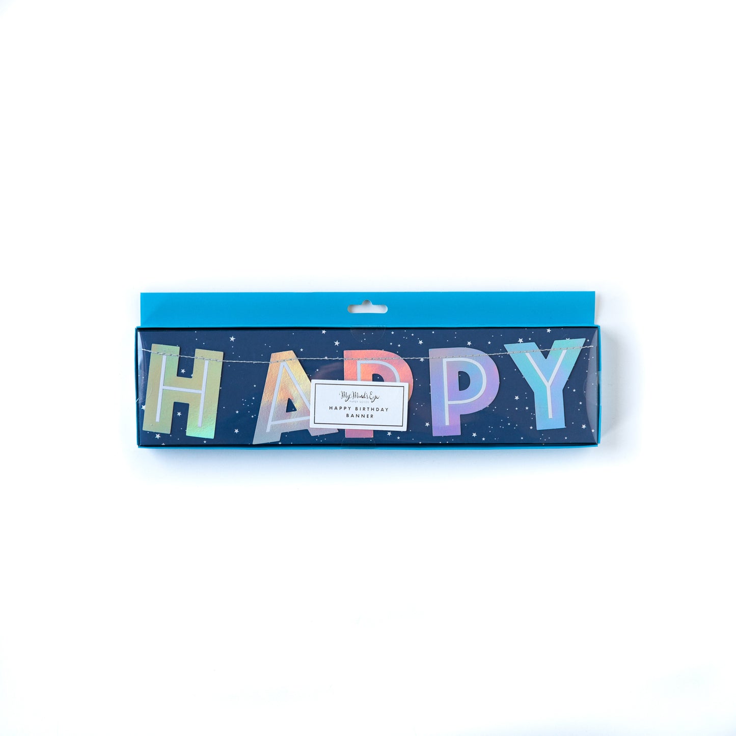 Space Rocket Happy Birthday Banner