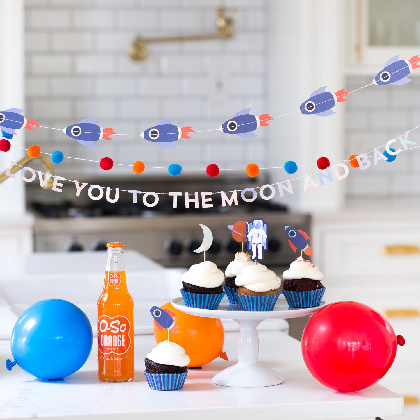 Space Rocket Mini-Banner