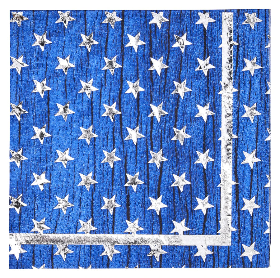 Stars and Stripes Beverage Napkins (16 Count)