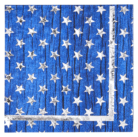 Stars and Stripes Beverage Napkins (16 Count)