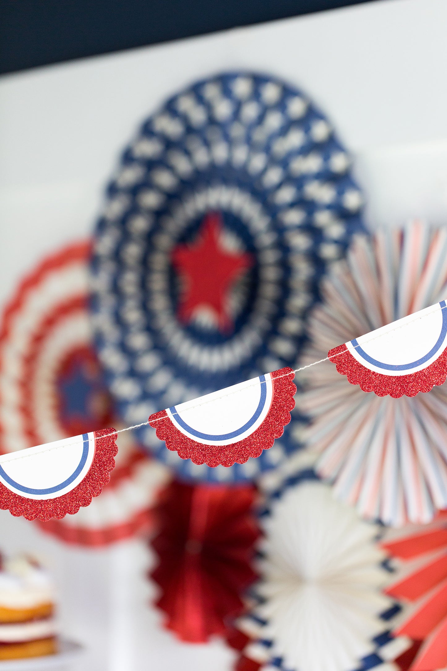 Stars & Stripes Bunting Mini Banner