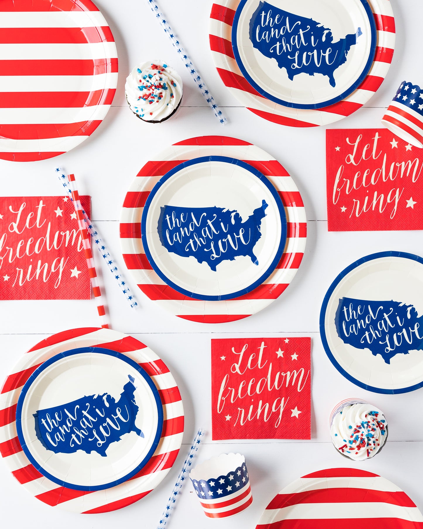 Let Freedom Ring Star Cocktail Napkins (24 Count)