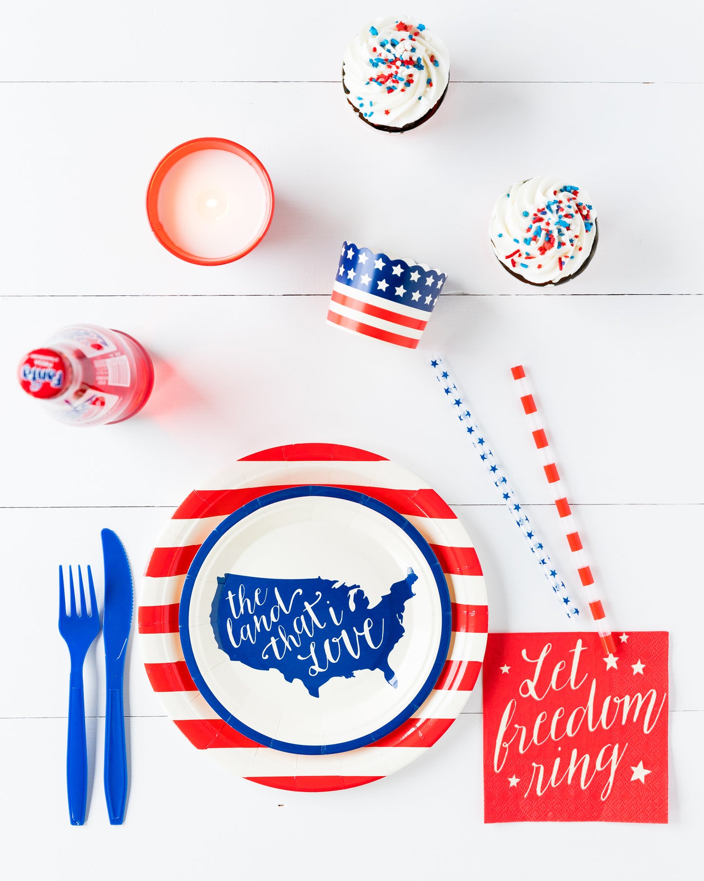Let Freedom Ring Star Cocktail Napkins (24 Count)