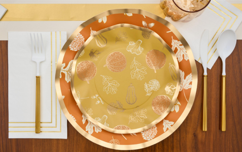 Harvest Garden Small Plate (8 pk)