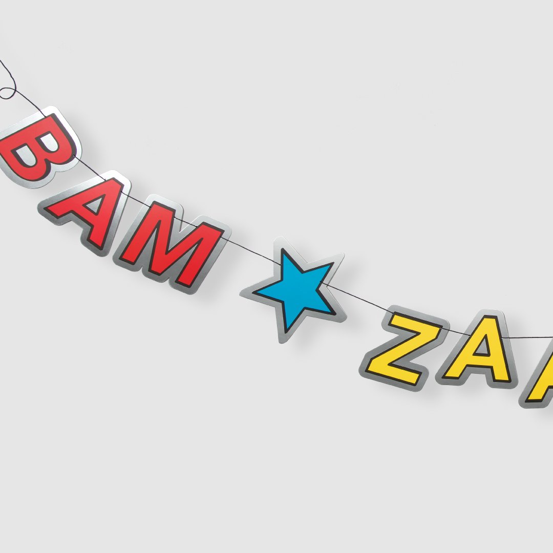 BAM! ZAAAP! POW! Banner