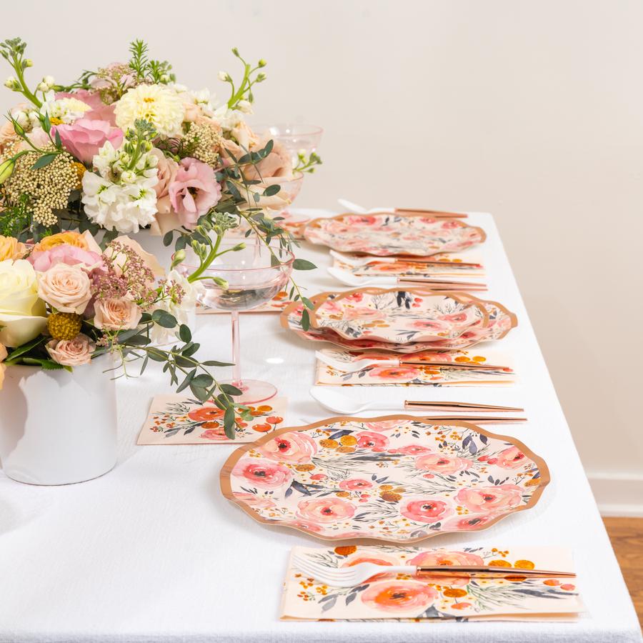 Blush Bouquet Cocktail Napkins (20 pk)