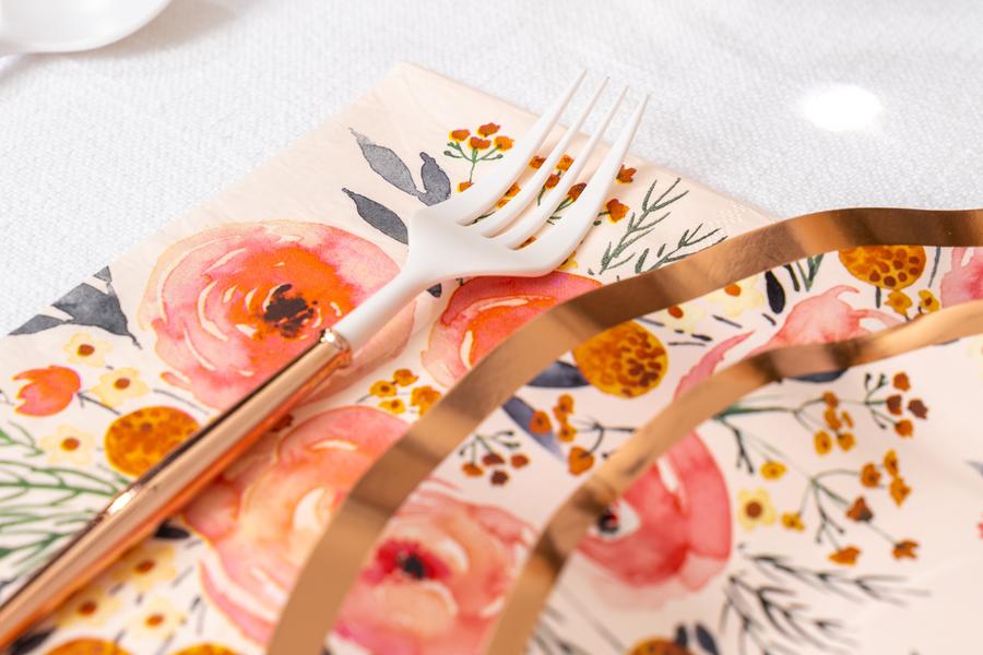 Blush Bouquet Dinner Plates (8 pk)