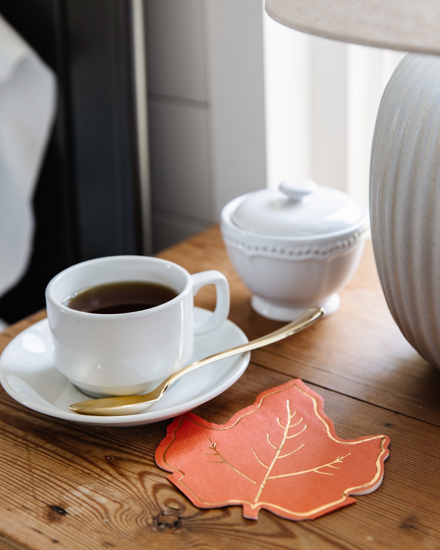 Harvest Maple Leaf Beverage Napkins