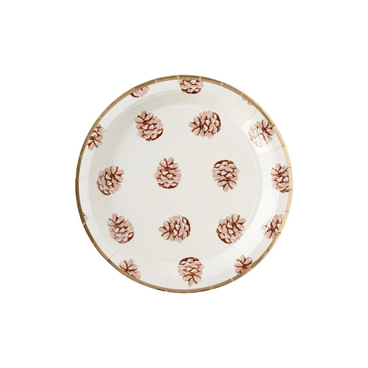 Pine Cone Harvest Small Plates (8 Count)