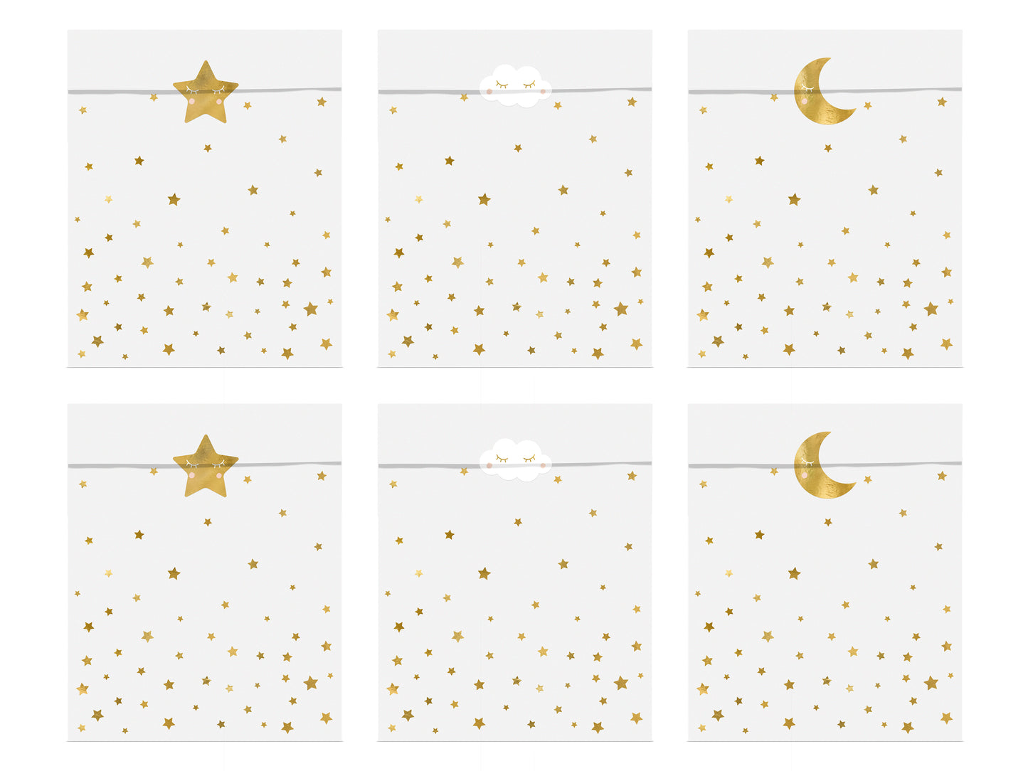 Little Star Treat Bags and Seals (6 pk)