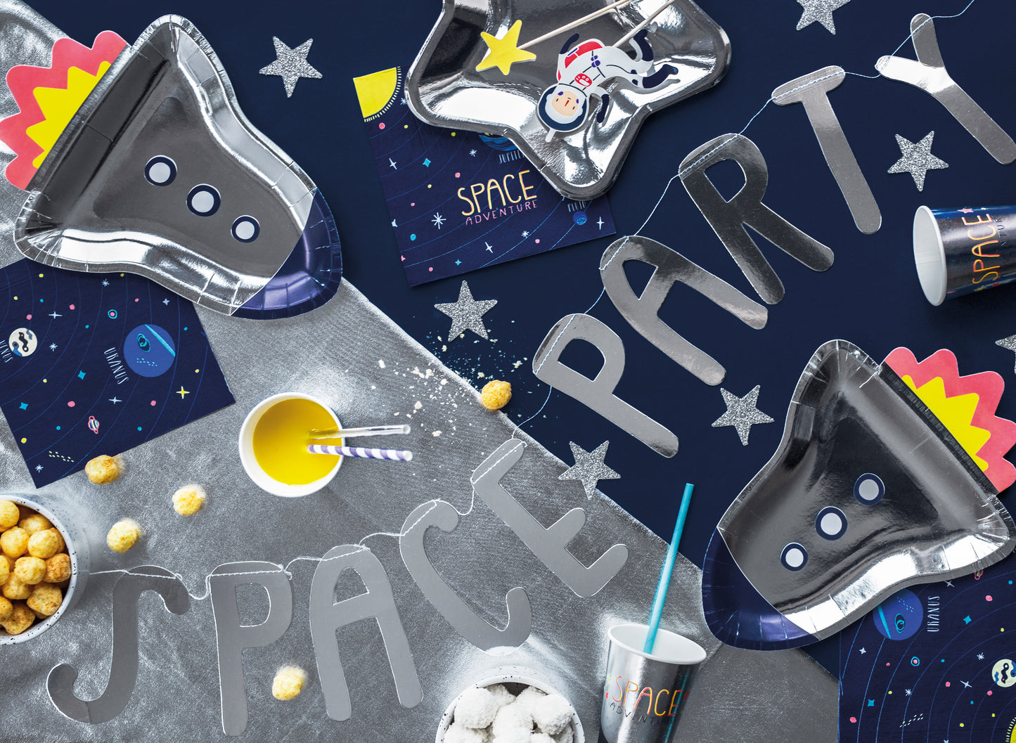 Space Rocket Plates (6 pk)