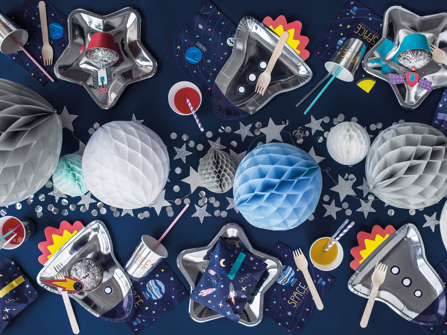 Space Rocket Plates (6 pk)