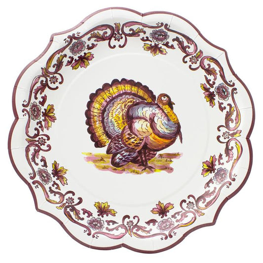 Turkey Toile Large Plates (8 pk)