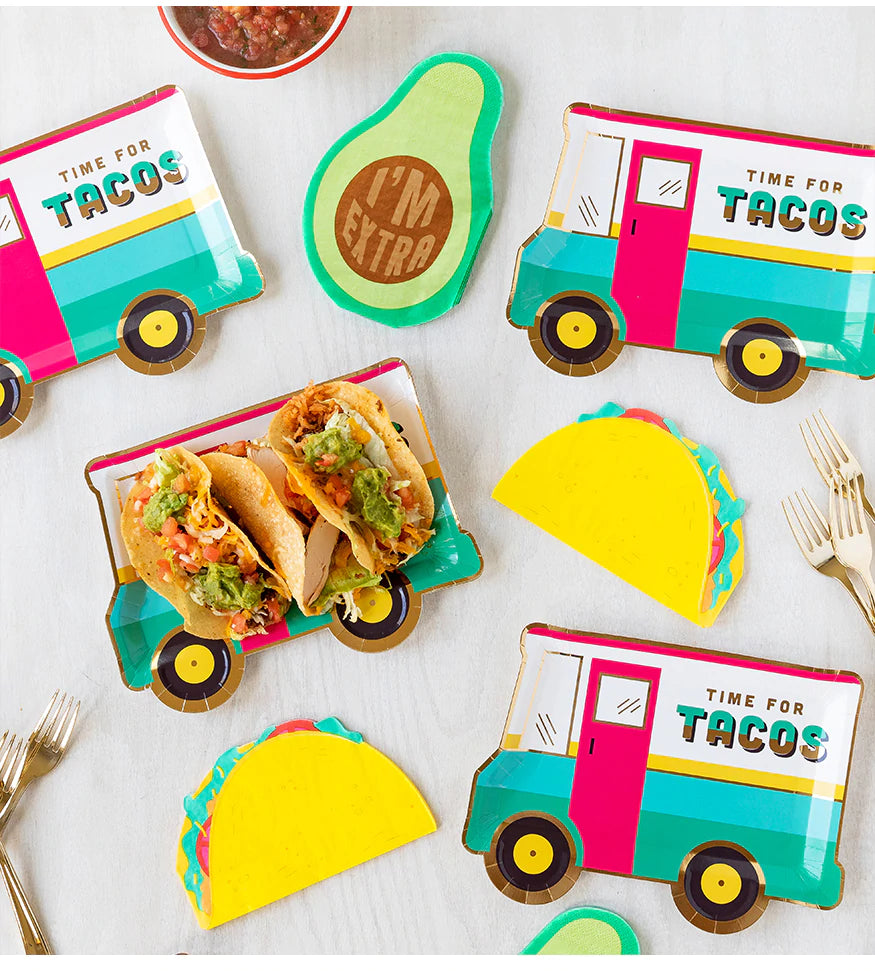 Taco Shaped Napkins (25 pk)