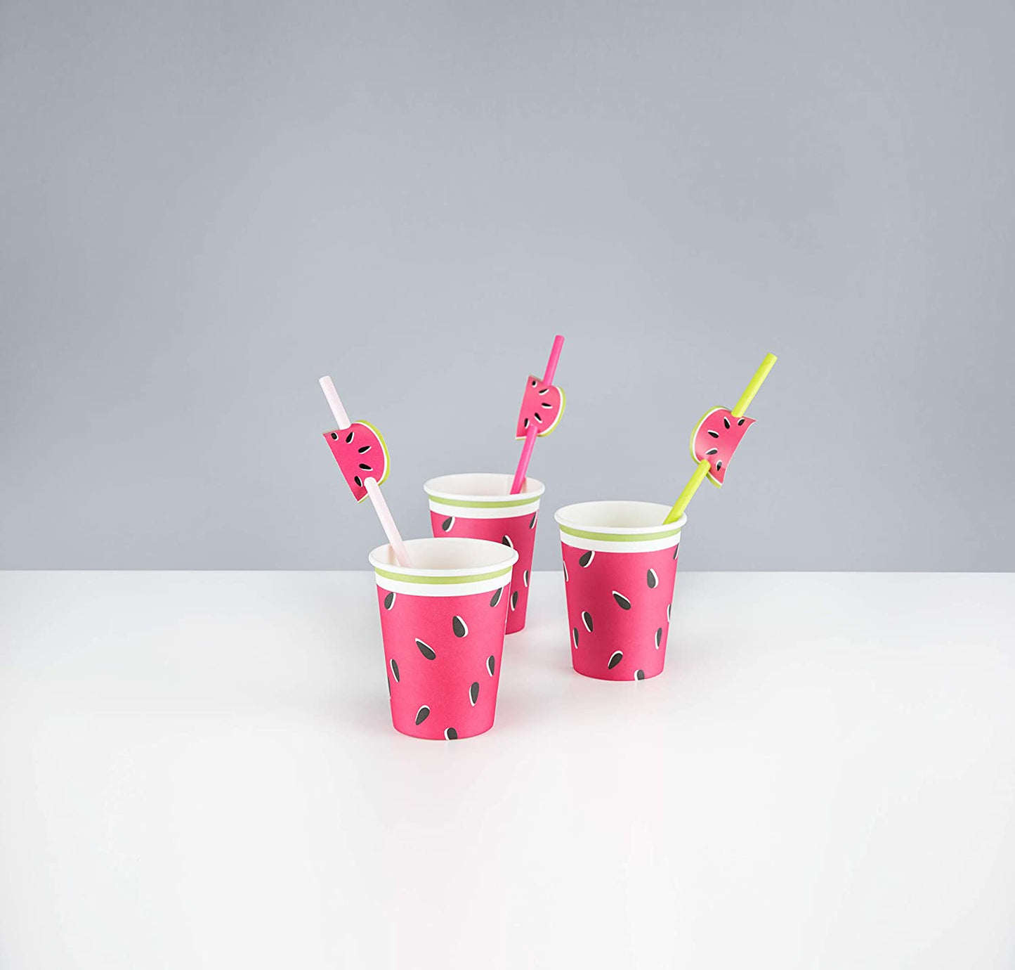 Assorted Watermelon Straws (12 pk)