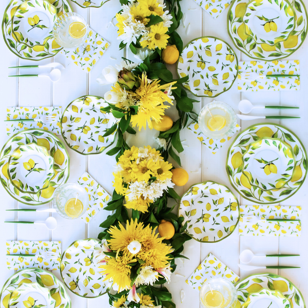 Lemon Drop Dinner Plates (8 pk)