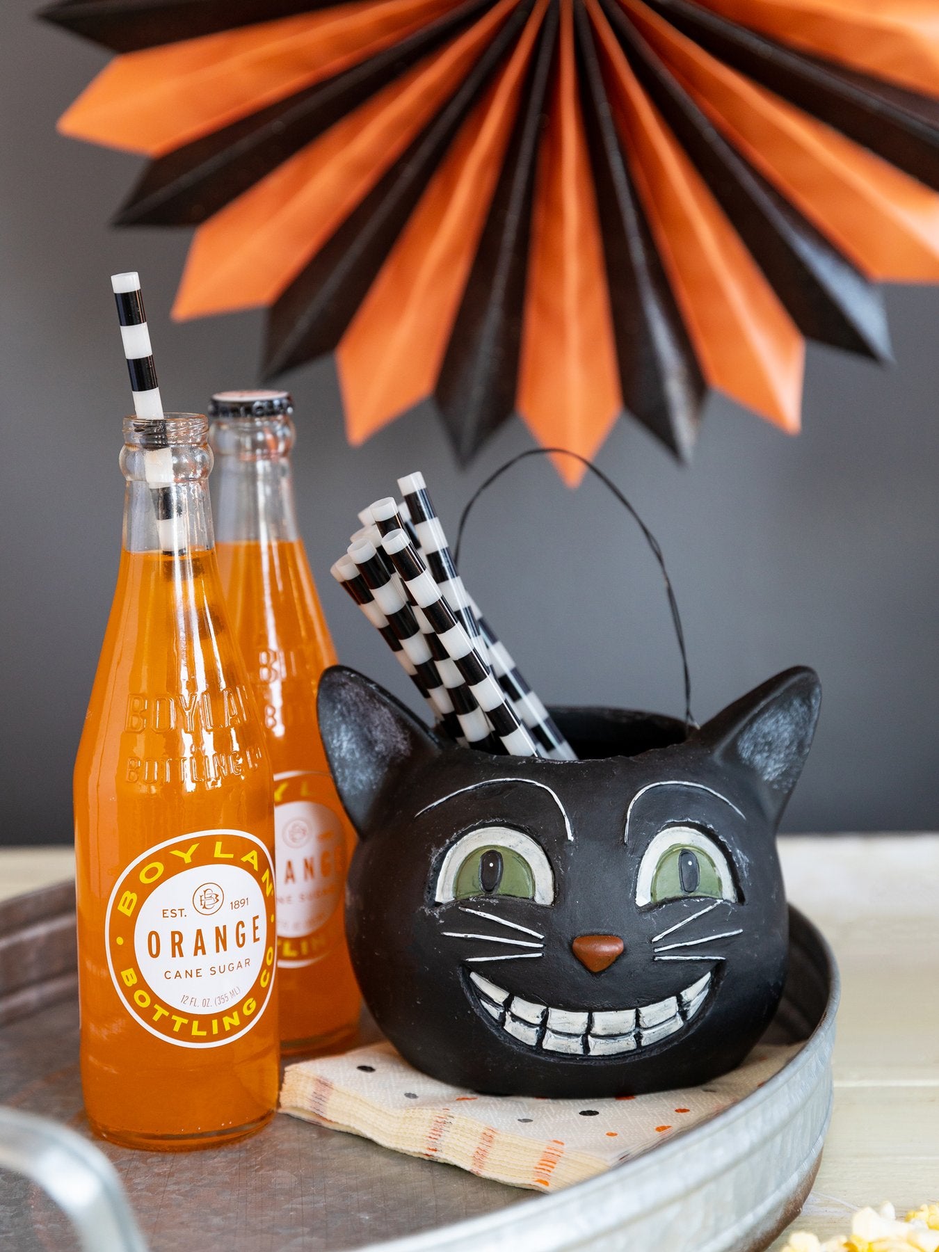 Vintage Halloween Reusable Straws (12 pk)
