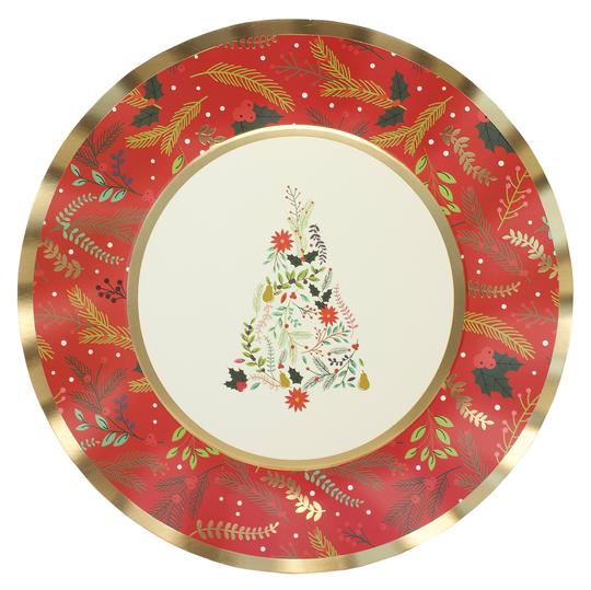 Holiday Elegance Large Plate (8 pk)