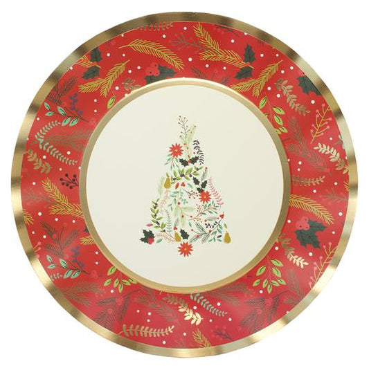 Holiday Elegance Large Plate (8 pk)