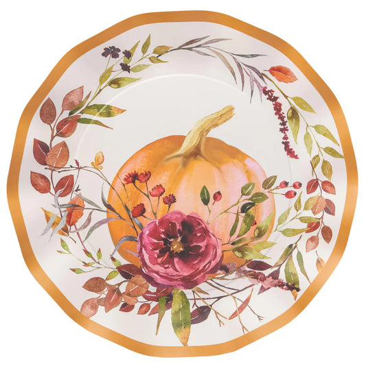 Harvest Bouquet Large Plate (8 pk)