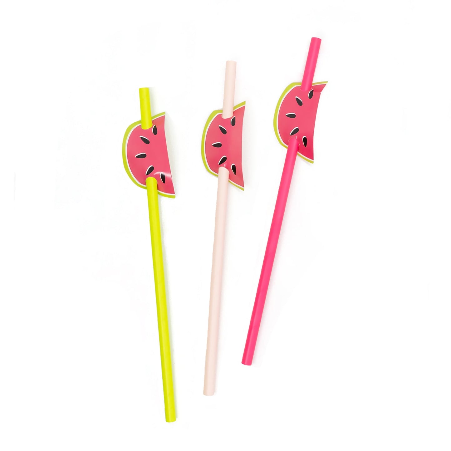 Assorted Watermelon Straws (12 pk)