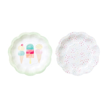 We Love Ice Cream Plates (12 pk)