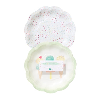 We Love Ice Cream Plates (12 pk)
