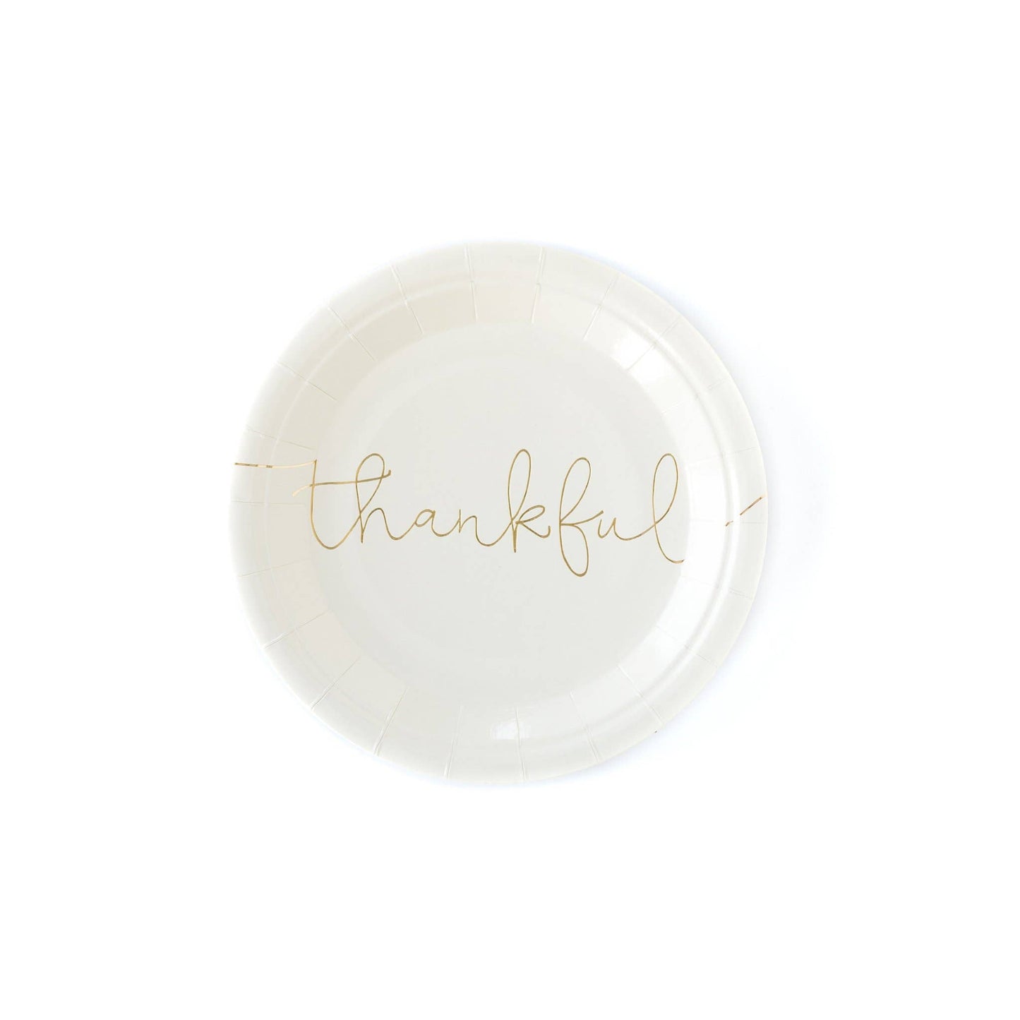 Thankful/Grateful Plate Set (8 ct)