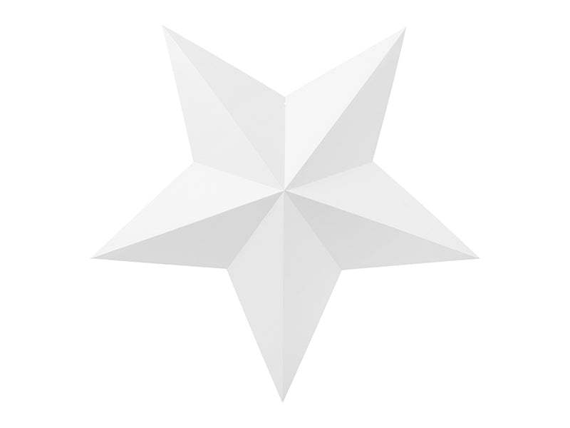 White Star Hanging Decorations (6 pk)