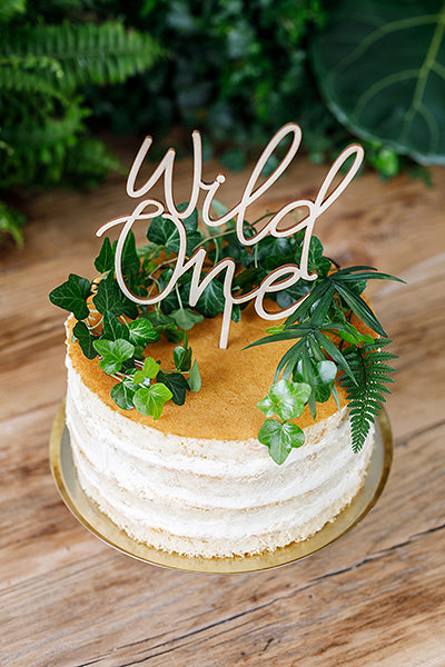 Wild One Wooden Topper