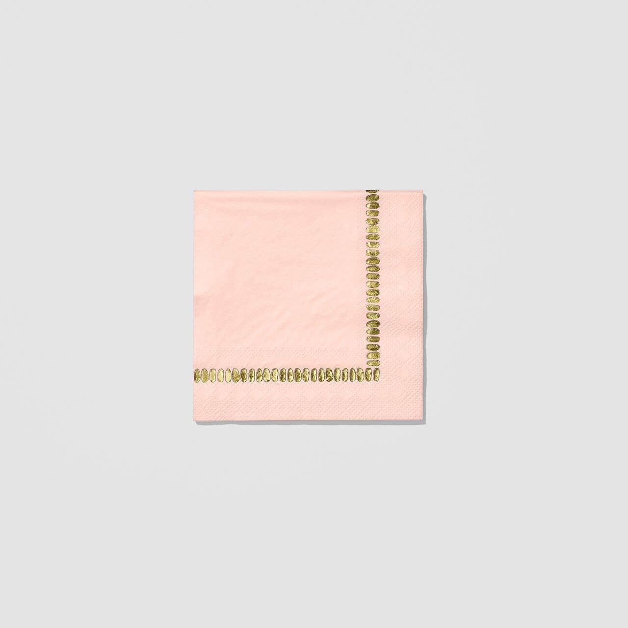 Pale Pink Brushstroke Cocktail Napkins (25 Pk)