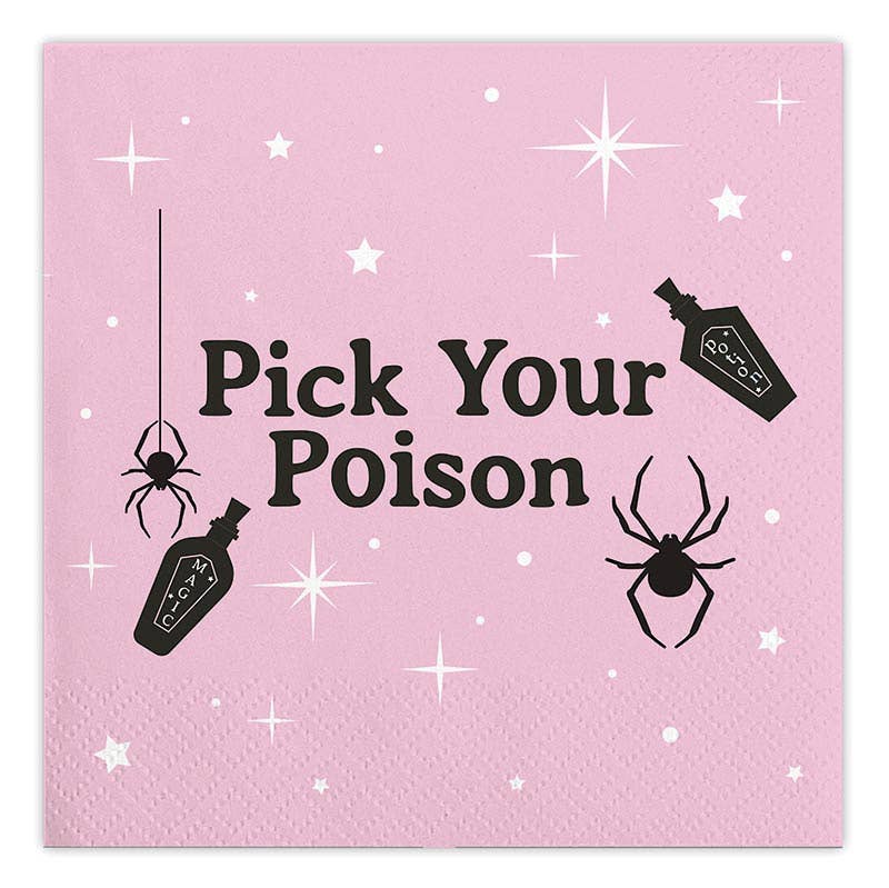 Pick Your Poison Beverage Napkins (20 ct)