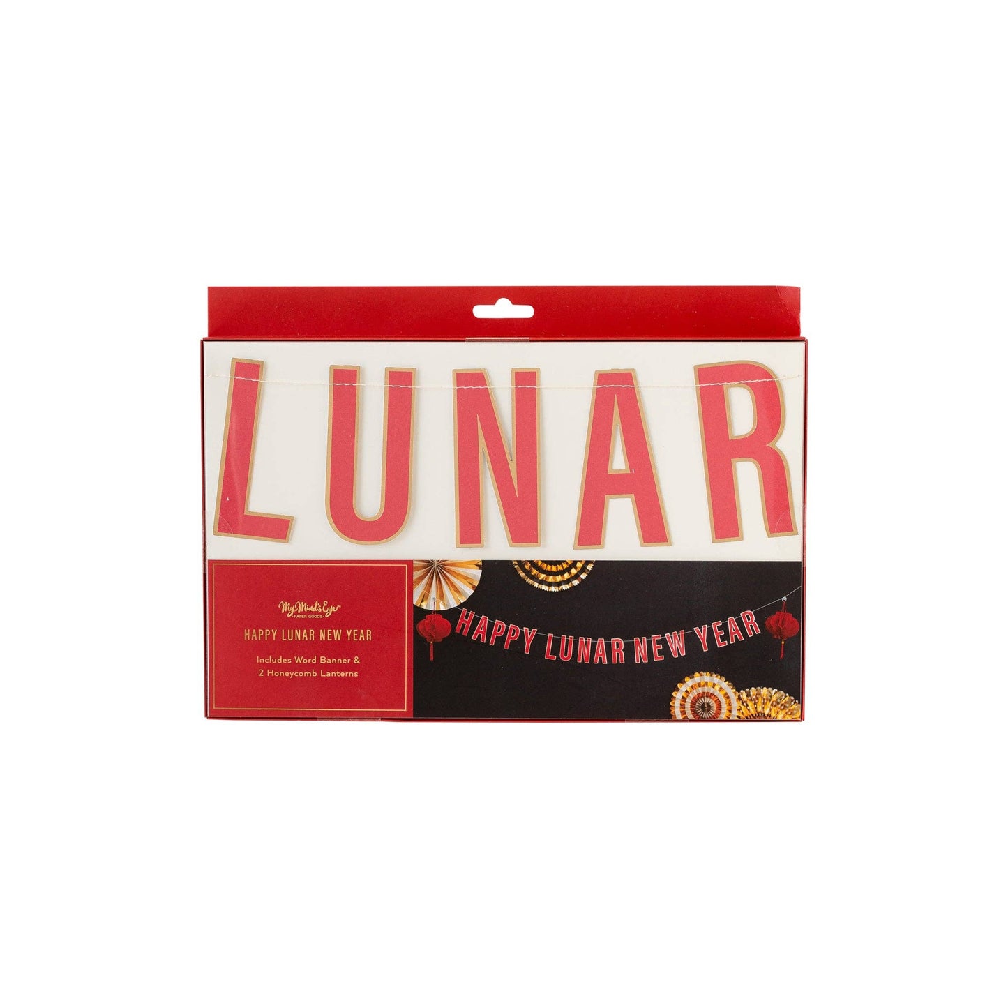 Happy Lunar New Year Letter Banner (1 Count)