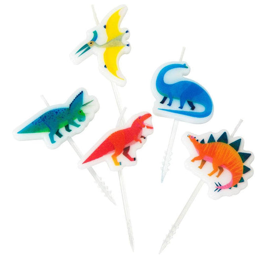 Party Dinosaur Candles (5 pk)