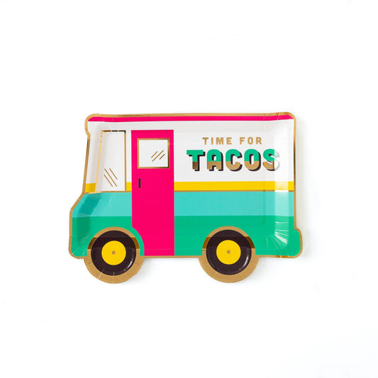 Taco Truck Shaped Plates (8 pk)